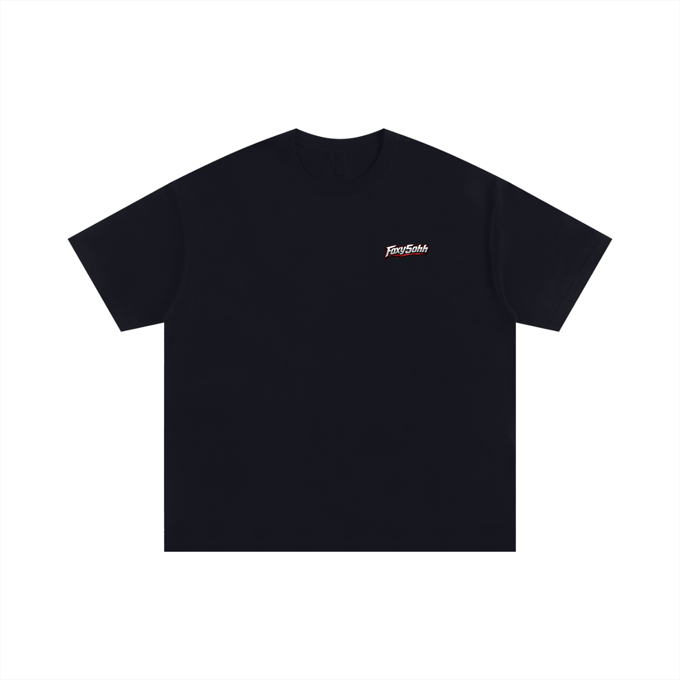 Logo only red Unisex Oversized Cotton T-Shirt