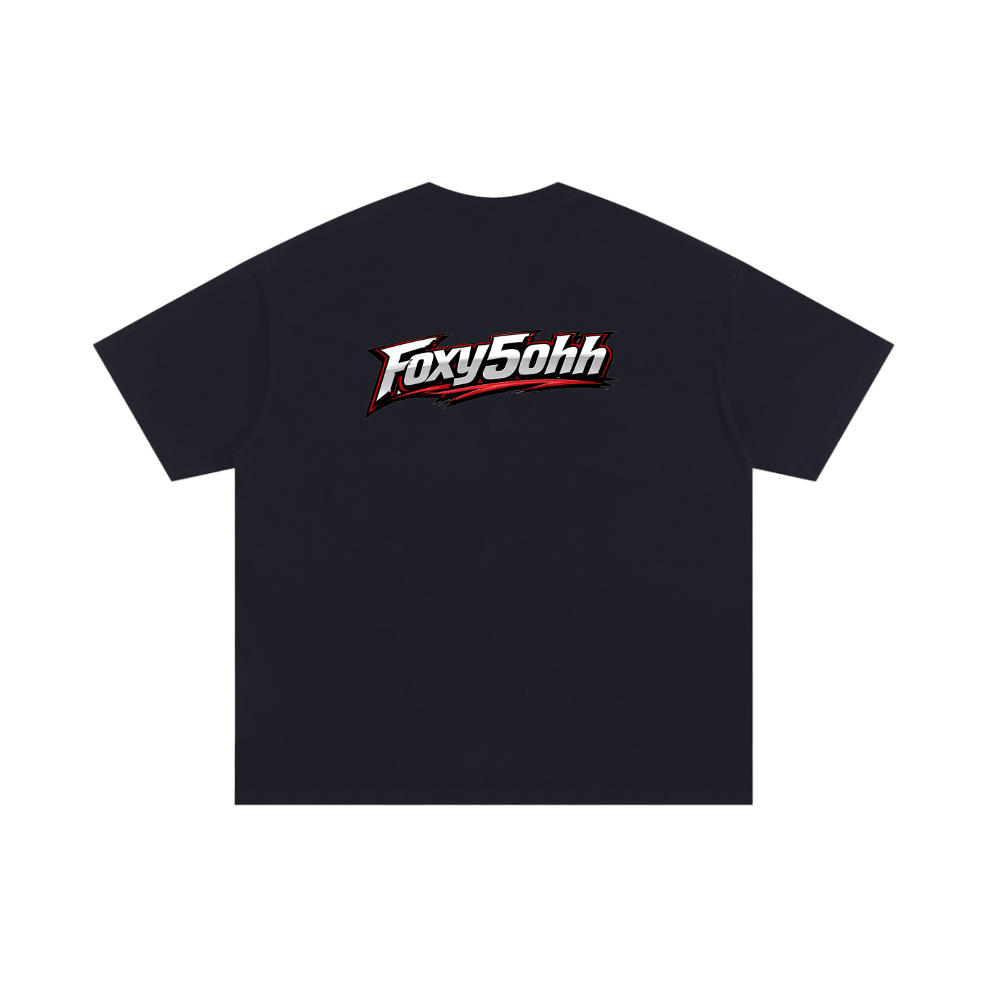 Logo only red Unisex Oversized Cotton T-Shirt