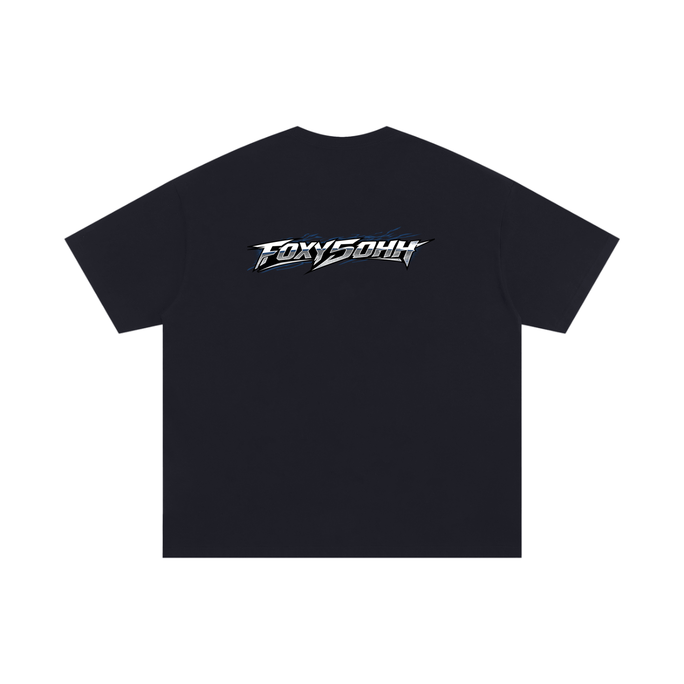 Logo only blue Unisex Oversized Cotton T-Shirt
